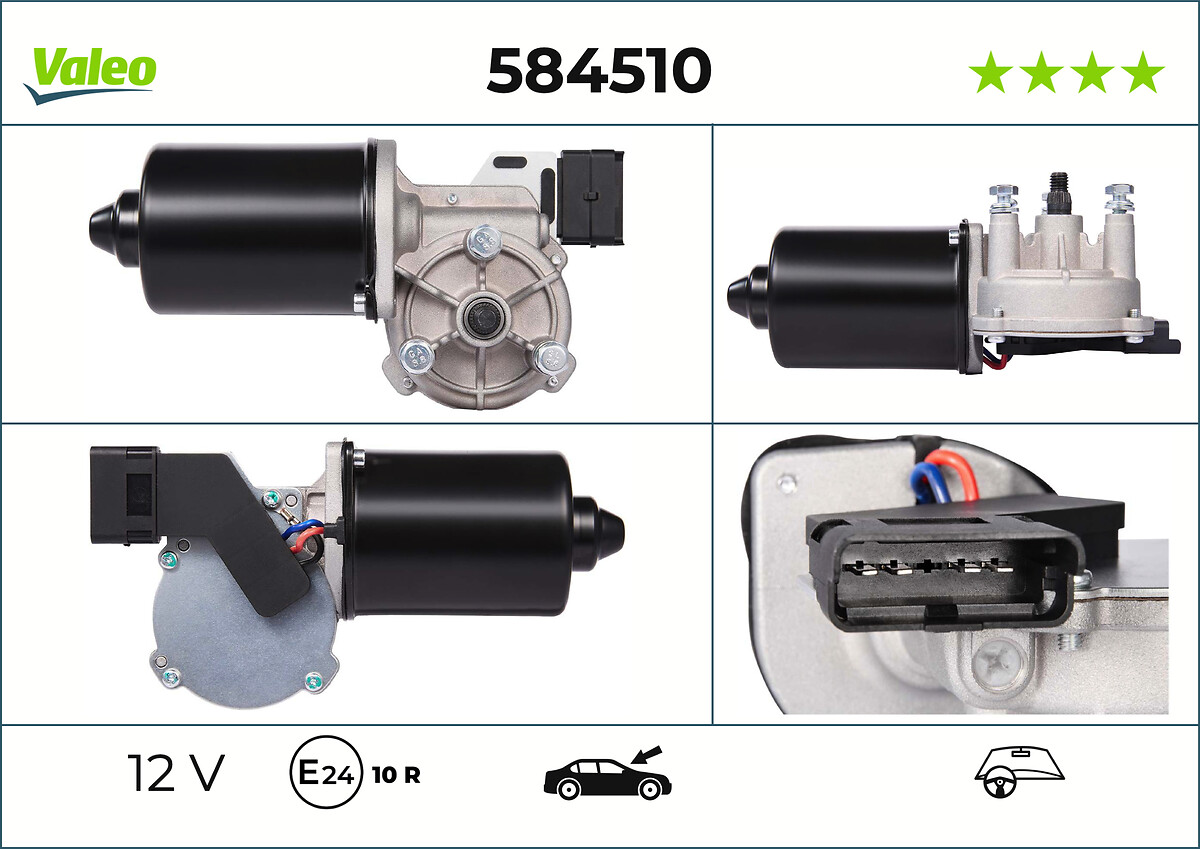 Moteur d'essuie-glace VALEO 584510